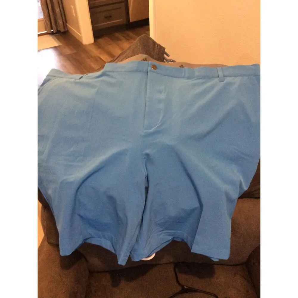 New NWT Blue Adidas Mens Golf Shorts 52